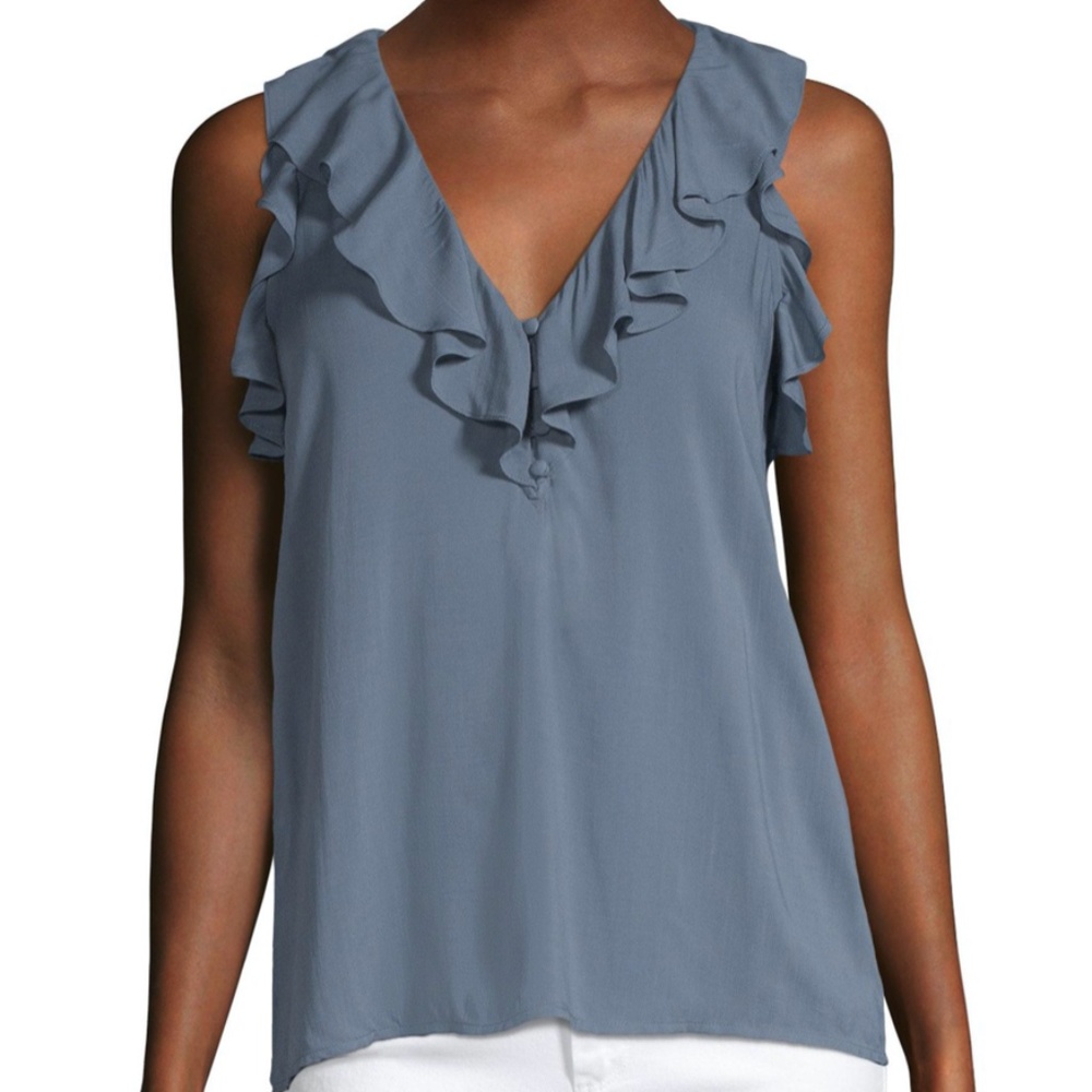 Paige Farfalla Top In China Blue